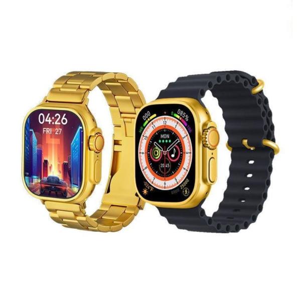 C9 Ultra Max Gold Edition Smartwatch 2.1" Display with Hryfine App