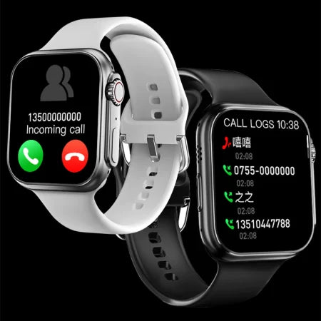 Watch 9 Max Series 9 Smart Watch – 2.19" IPS Display with LaxasFit App (Silver, 22mm Strap)