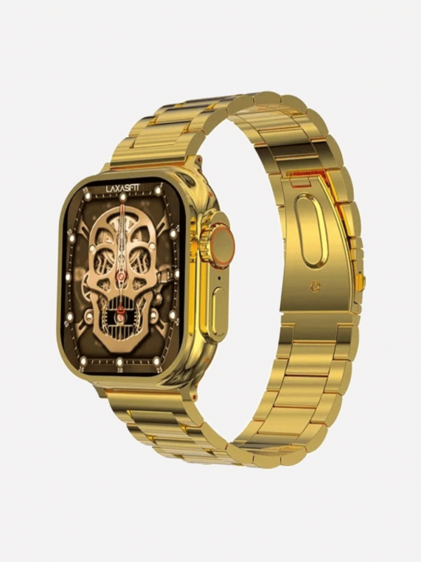 G9 Ultra Pro Series 9 Smart Watch – Gold Edition with QdFit Pro App