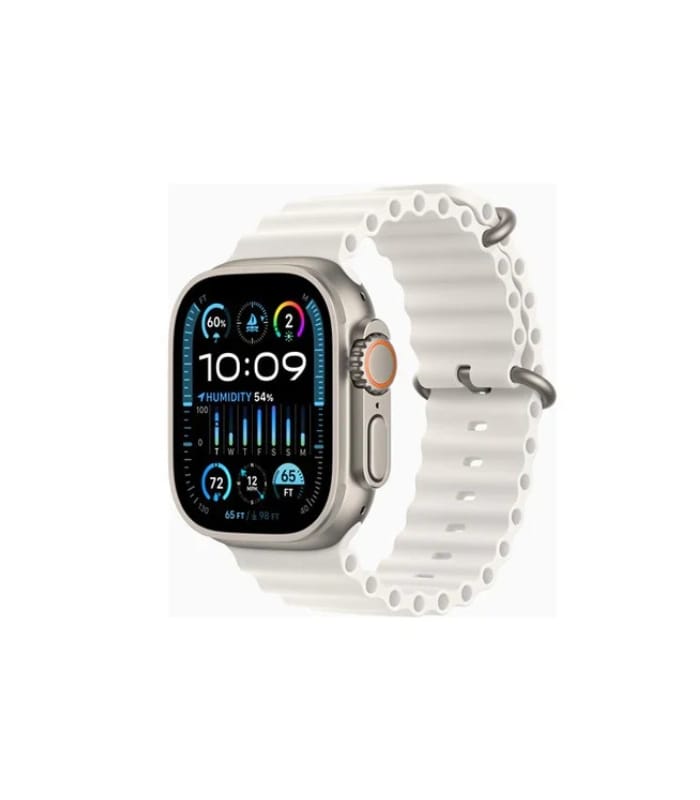 HK10 Ultra 3 Smart Watch – 2.02" AMOLED Display, G-Sensor & AI Features with WearFit Pro App (Silver, 2 Straps)