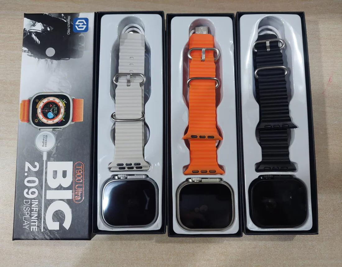 T900 Ultra 2 Series 9 Smart Watch – 2.19" Display with LaxasFit App (Grey)