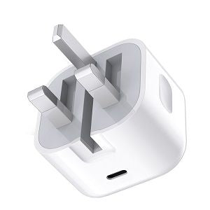 iPhone USB-C PD 20W Power Adapter Charger 3 Pin UK