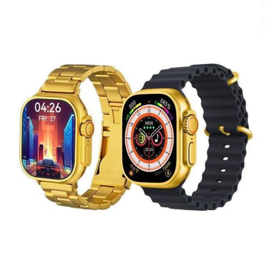C9 Ultra Max Gold Edition Smartwatch 2.1" Display with Hryfine App