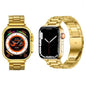 G9 Ultra Pro Series 9 Smart Watch – Gold Edition with QdFit Pro App