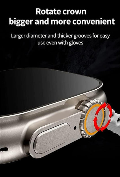T900 Ultra 2 Series 9 Smart Watch – 2.19" Display with LaxasFit App (Grey)
