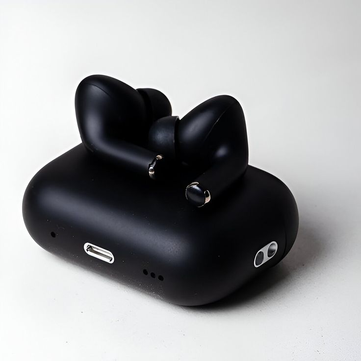 Black New A9 Pro Apple AirPods ANC ENC Zhongkelqnxun Touch Control Bluetooth 5.4 Wireless Earbuds