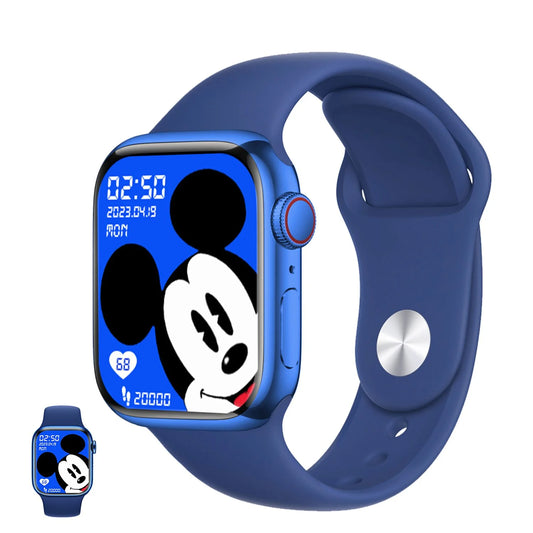 Watch 9 Max Series 9 Smart Watch – 2.19" IPS Display with LaxasFit App (Navy Blue, 22mm Strap)