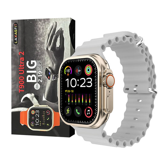 T900 Ultra 2 Series 9 Smart Watch – 2.19" Display with LaxasFit App (Grey)