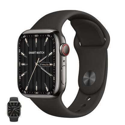 Watch 9 Max Series 9 Smart Watch – 2.19" IPS Display with LaxasFit App (Black, 22mm Strap)