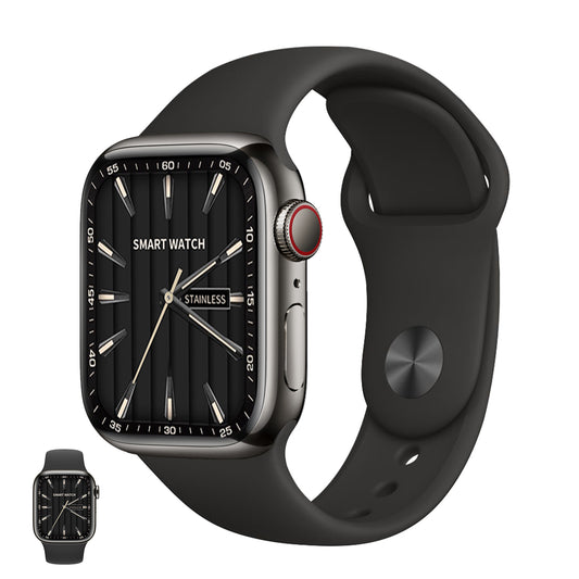 Watch 9 Max Series 9 Smart Watch – 2.19" IPS Display with LaxasFit App (Black, 22mm Strap)